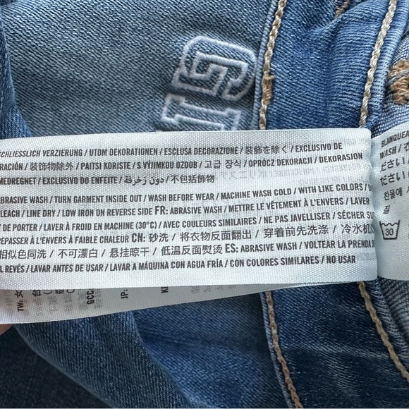 Abercrombie Kids Pull On Jean Legging Sequin Rose & Unicorn You Go Girl Sz 9/10 - Picture 6 of 12